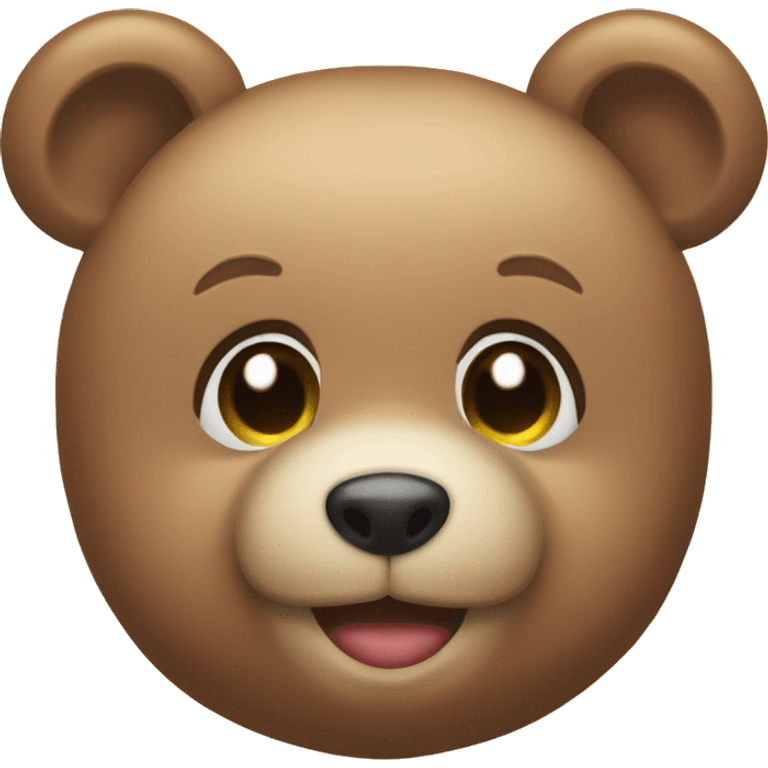 Teddy bear inlove emoji