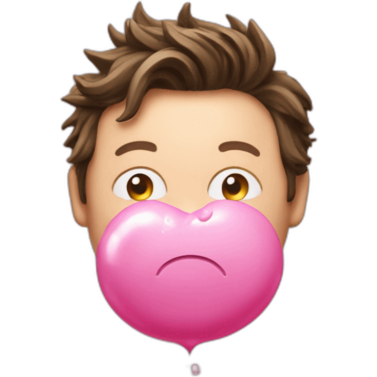 Jamie Oliver with bubble gum emoji