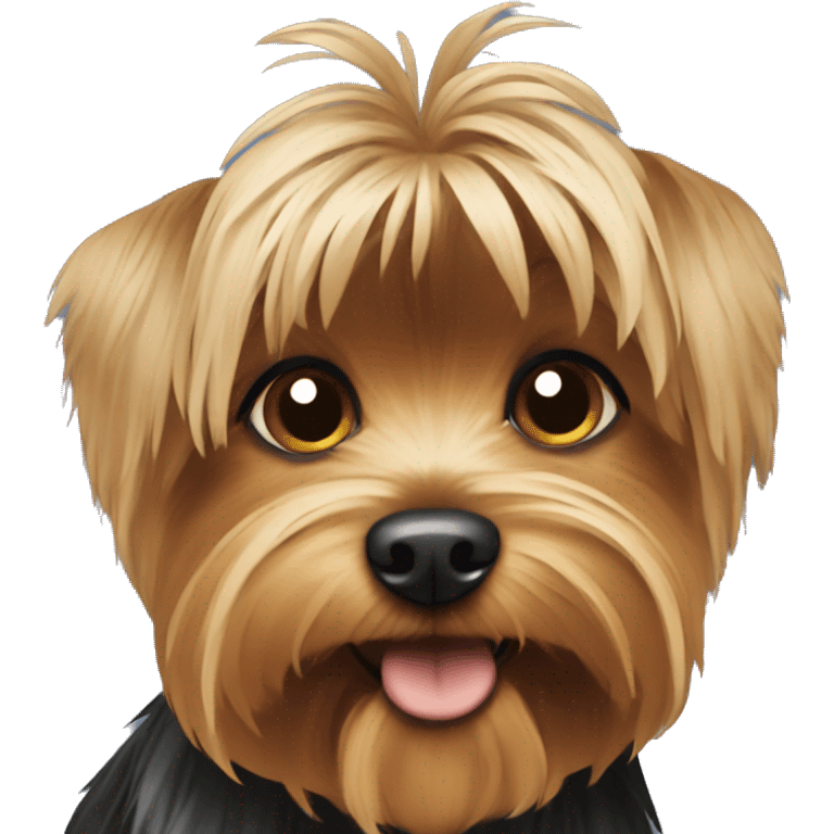 Yorkie dog emoji