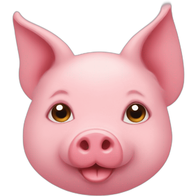 pig love cat emoji