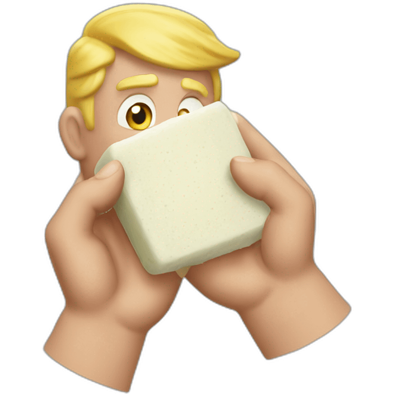 trump-holding-soap emoji