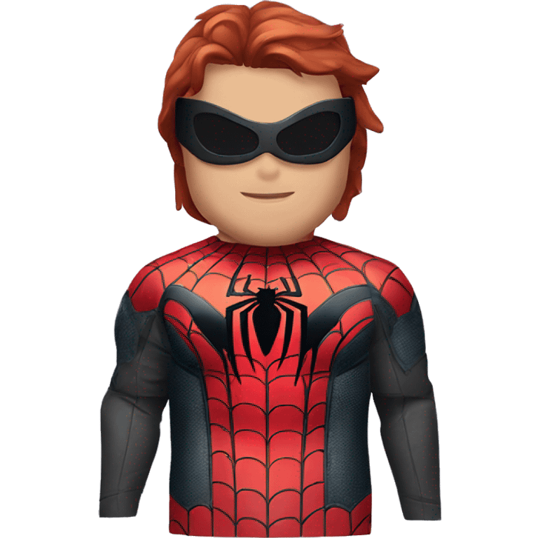 mascara de spiderman emoji