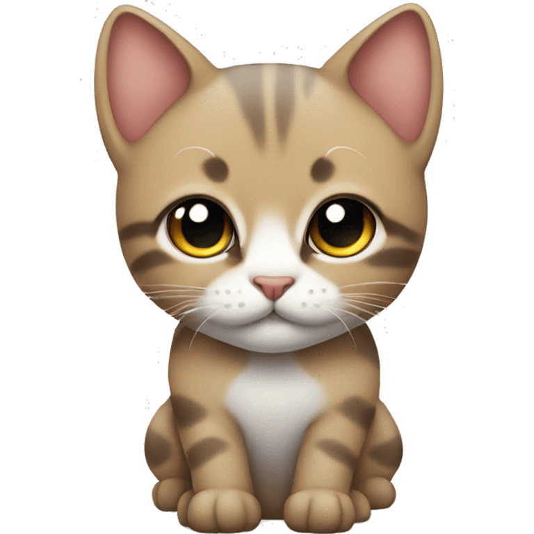 Cute cat with piercing  emoji