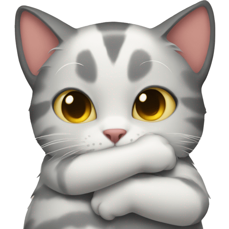 Hug cats emoji