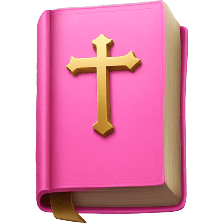 Pink Bible  emoji