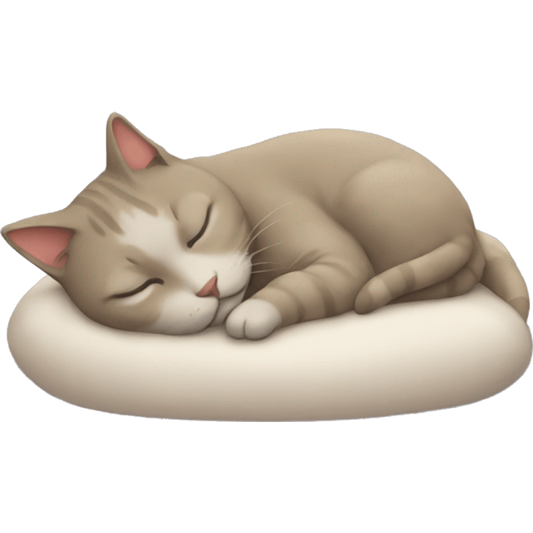 Sleeping cat emoji