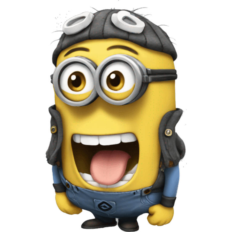 laughing minion emoji