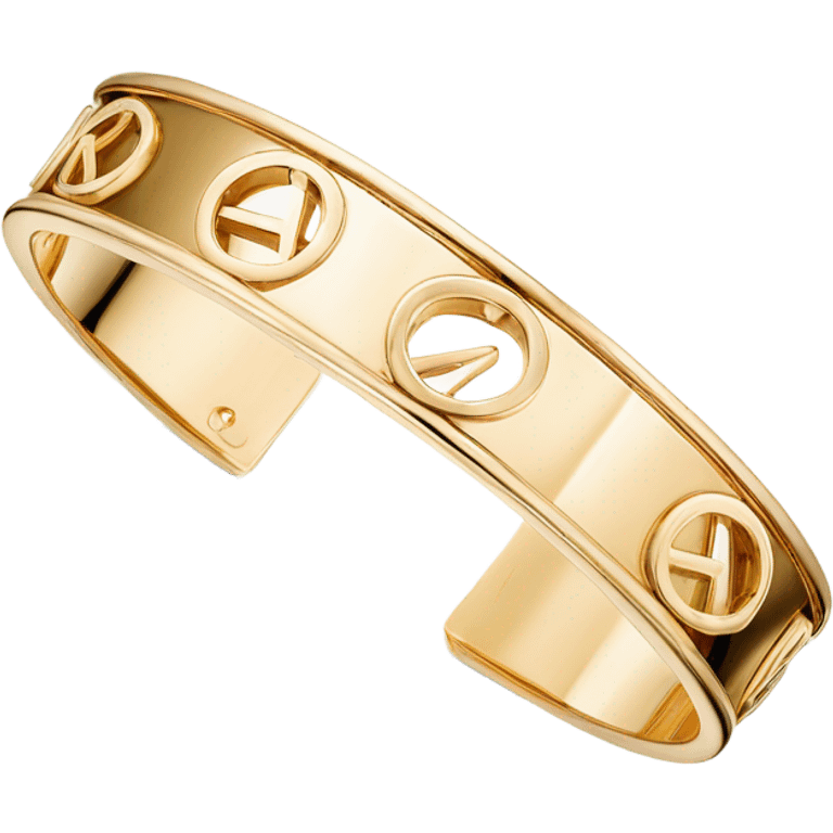 Cartier love bracelet emoji