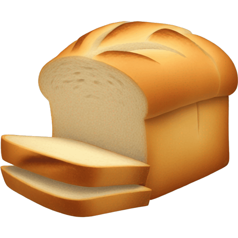 Sliced bread loaf  emoji