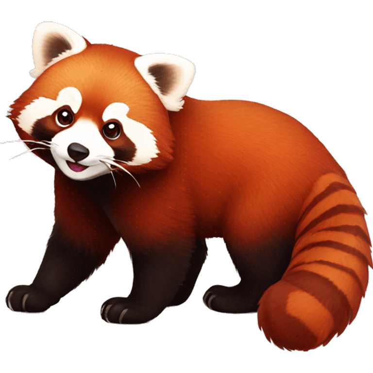 red panda hi emoji