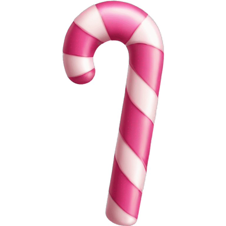 Pink candy cane emoji