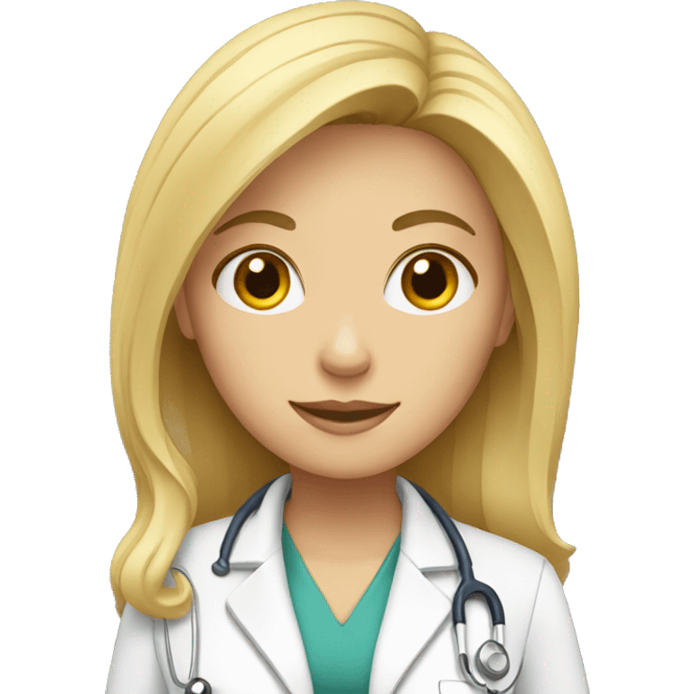 blonde doctor emoji