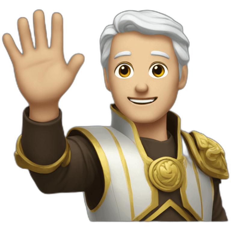 anton of talos trading waving with his hand emoji