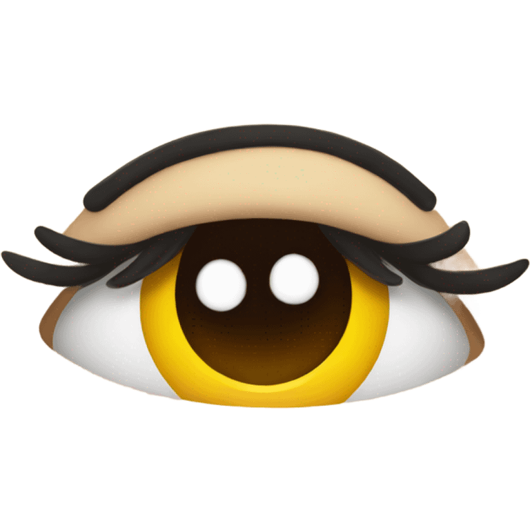 emoji with lashes emoji