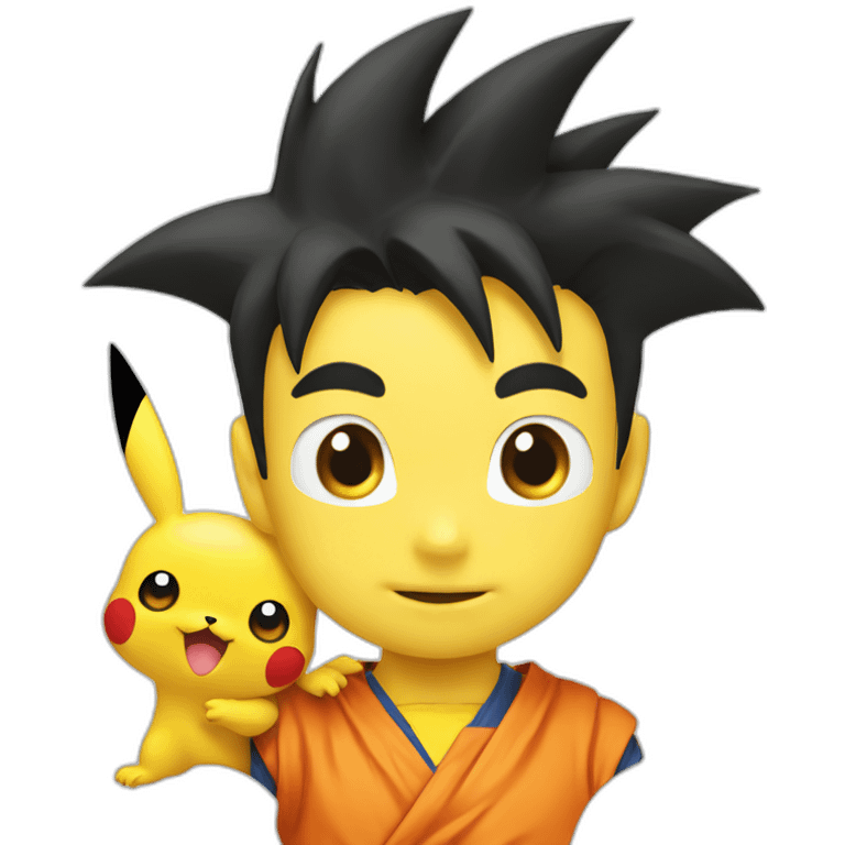 Goku pikachu emoji