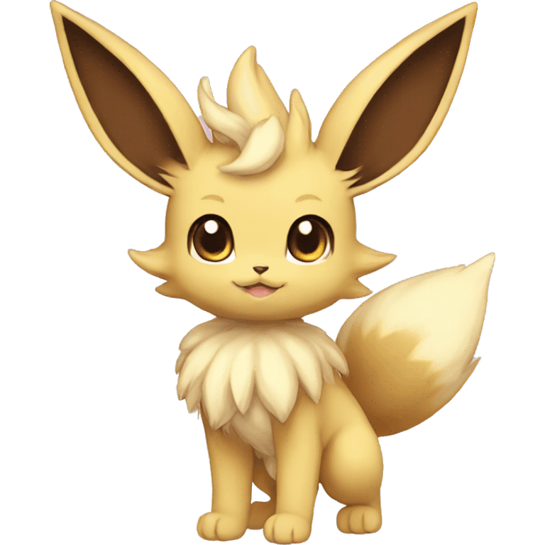 Kawaii Eeveelution-Cute-Pokémon-fusion full body emoji