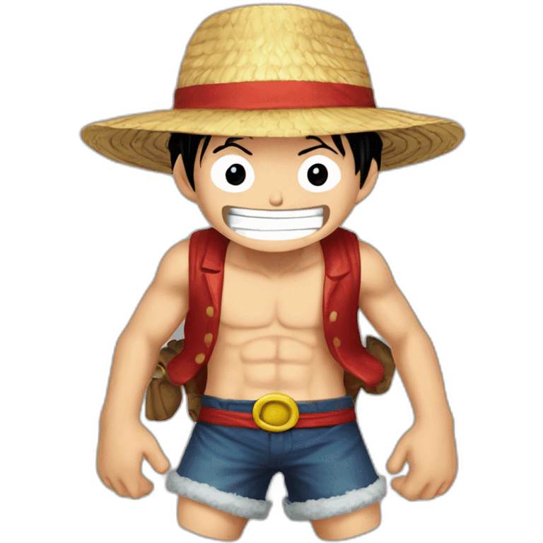 luffy cacheado emoji