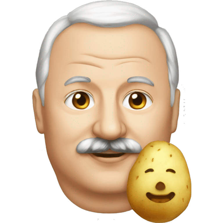 Lukashenko and potato emoji