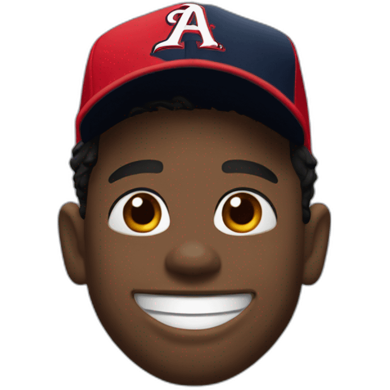 Ronald Acuña smiling emoji