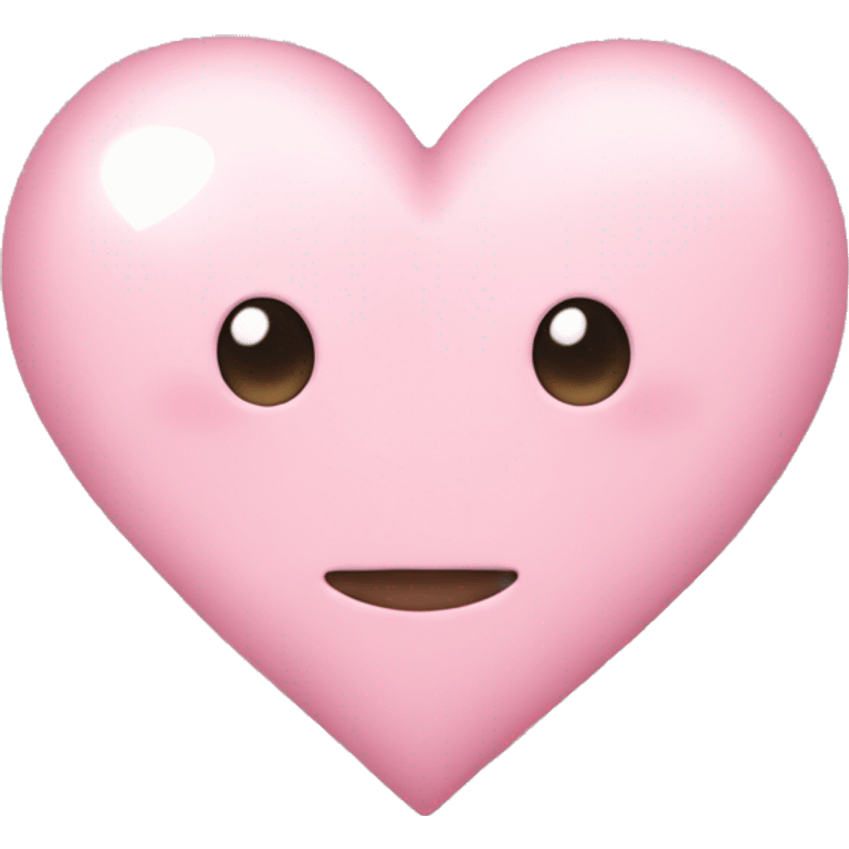 Light pink heart emoji