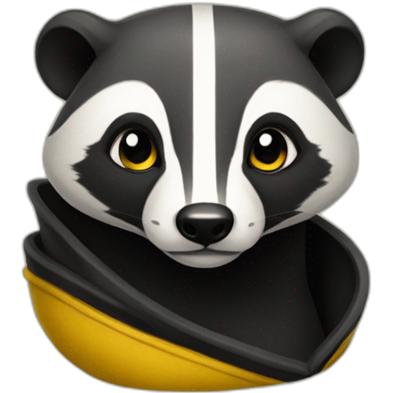 hufflepuff badger emoji