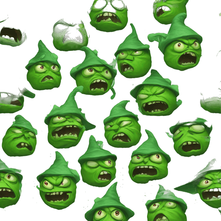 angry green witch from Dungeons & Dragons super realistic emoji