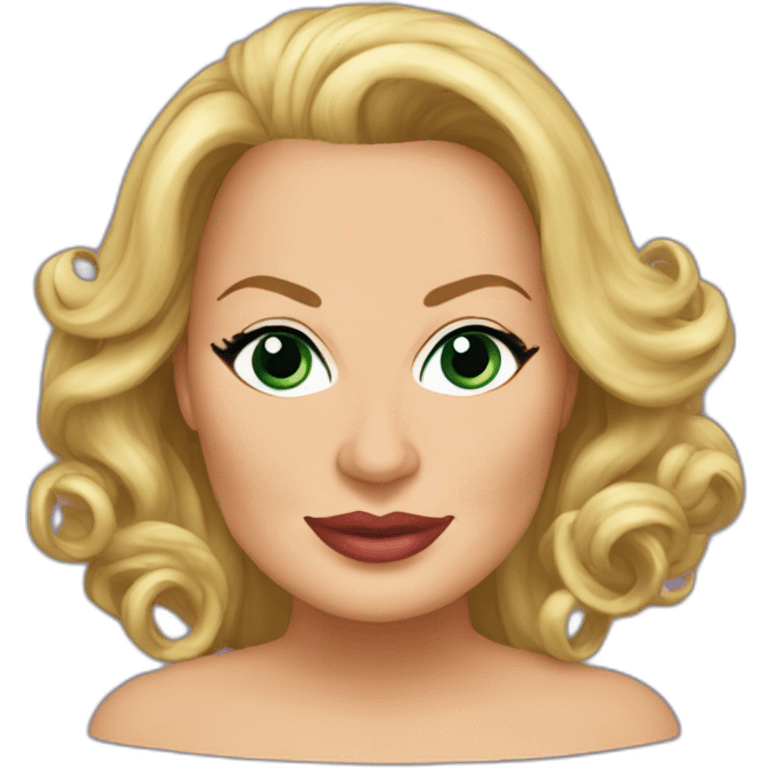 Jennifer Coolidge bald emoji