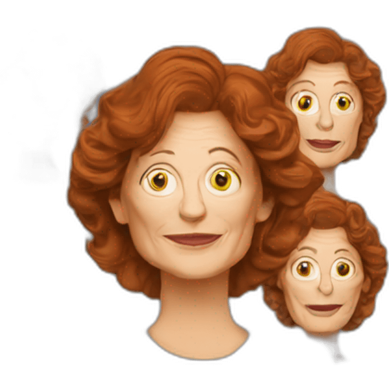 actor susan sarandon cartoon wearing tee  emoji