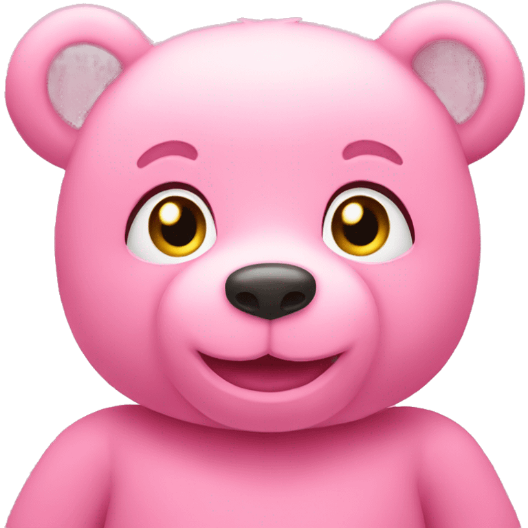 Pink Bear doll emoji