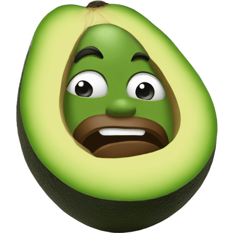 Avocado King emoji