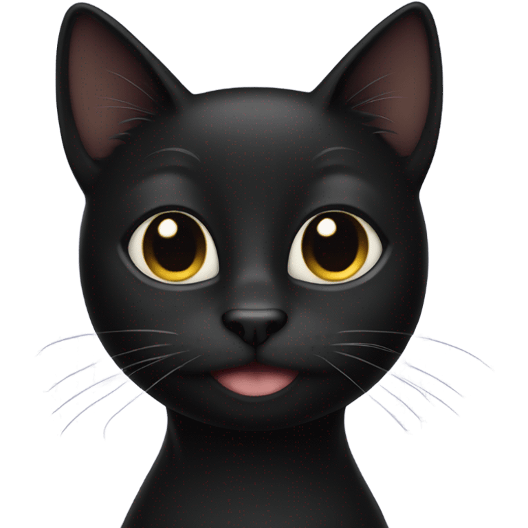 Black cat emoji