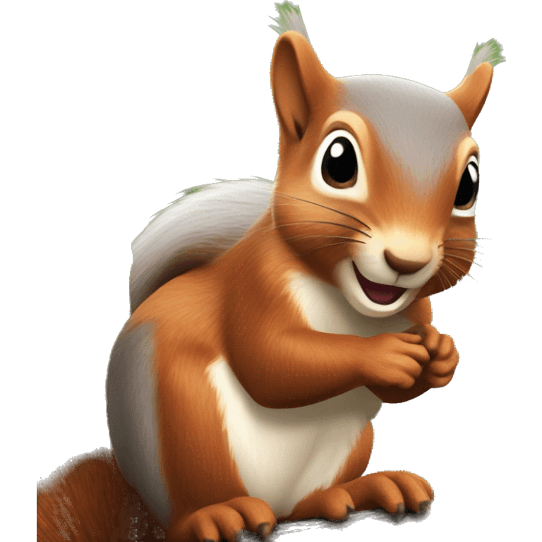 Squirrel play sintesyzer emoji