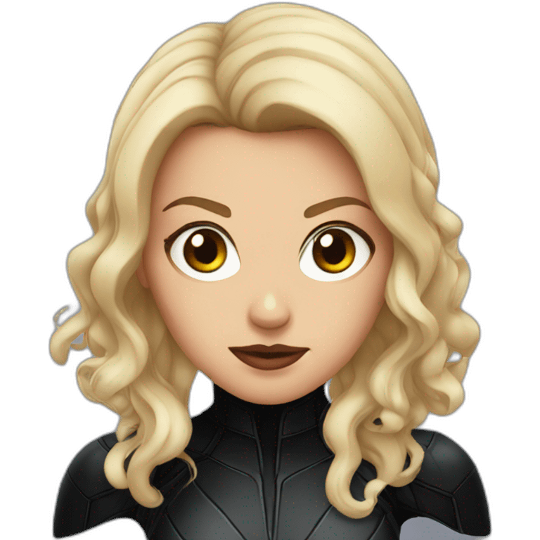 Black Widow emoji