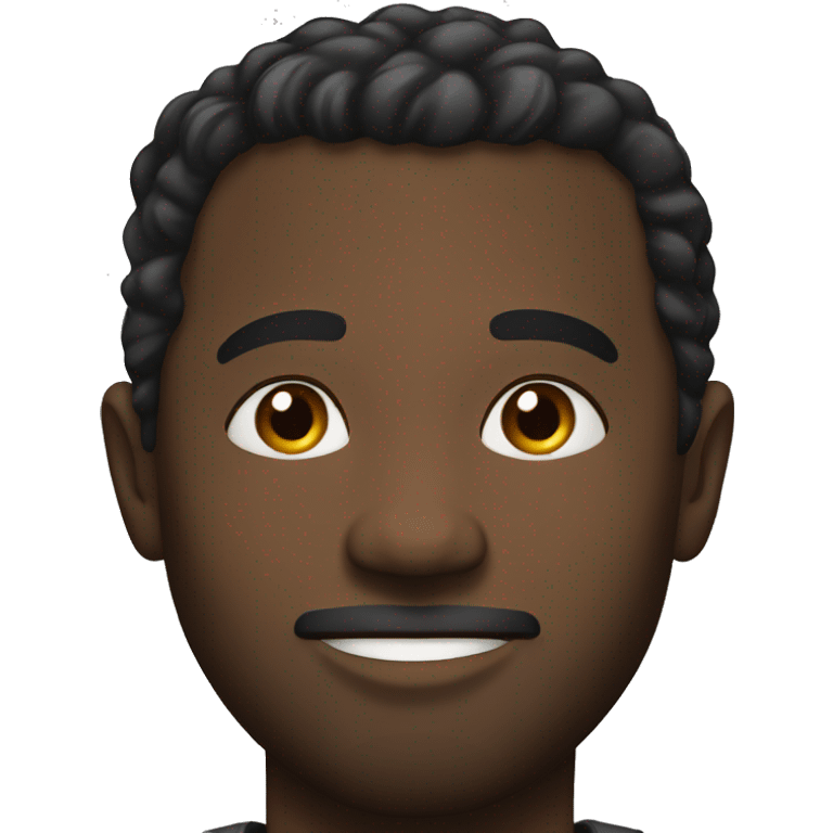 Bold Black man emoji