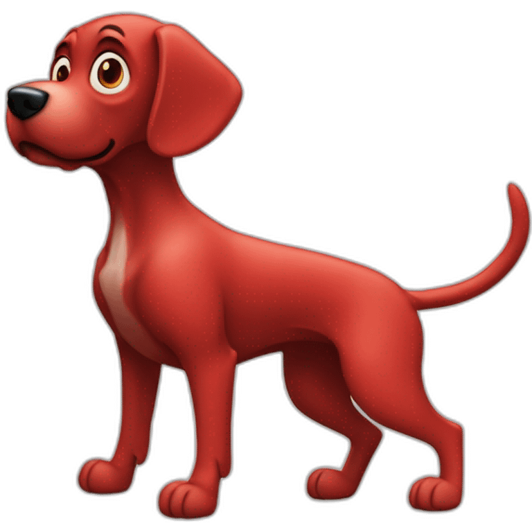 Araignée mi chien rouge emoji