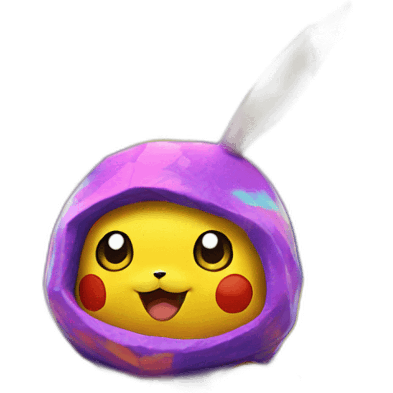 psychedelic-pikachu emoji