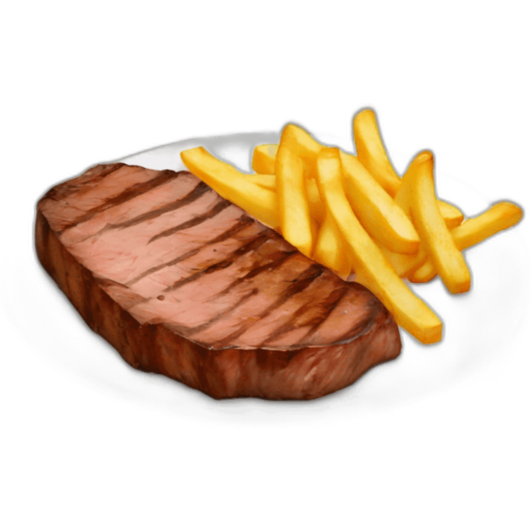 Steak and fries emoji