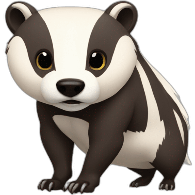 Badger muscular  emoji