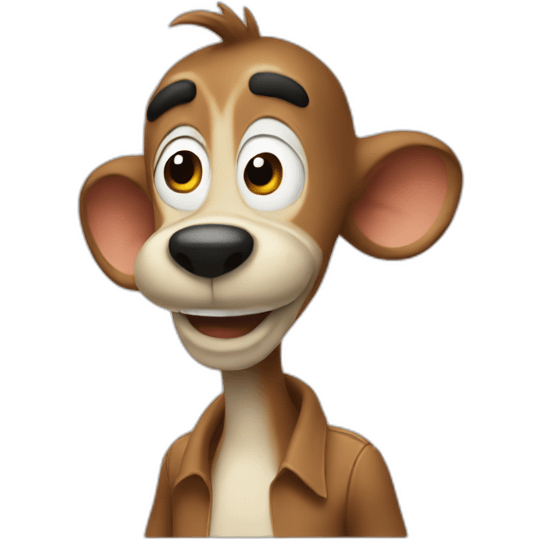 a goofy dankey emoji