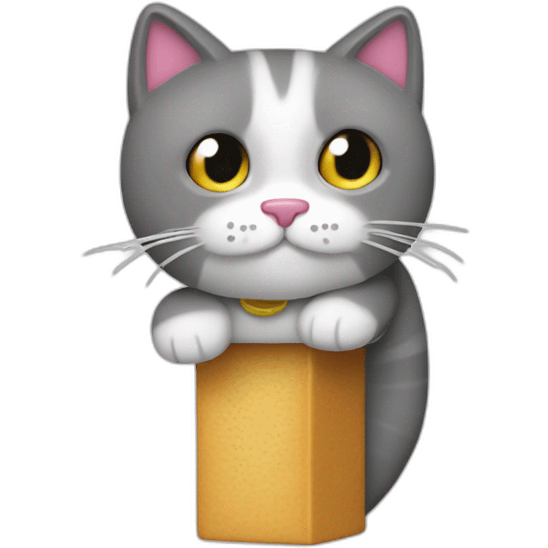 pez con un gato emoji