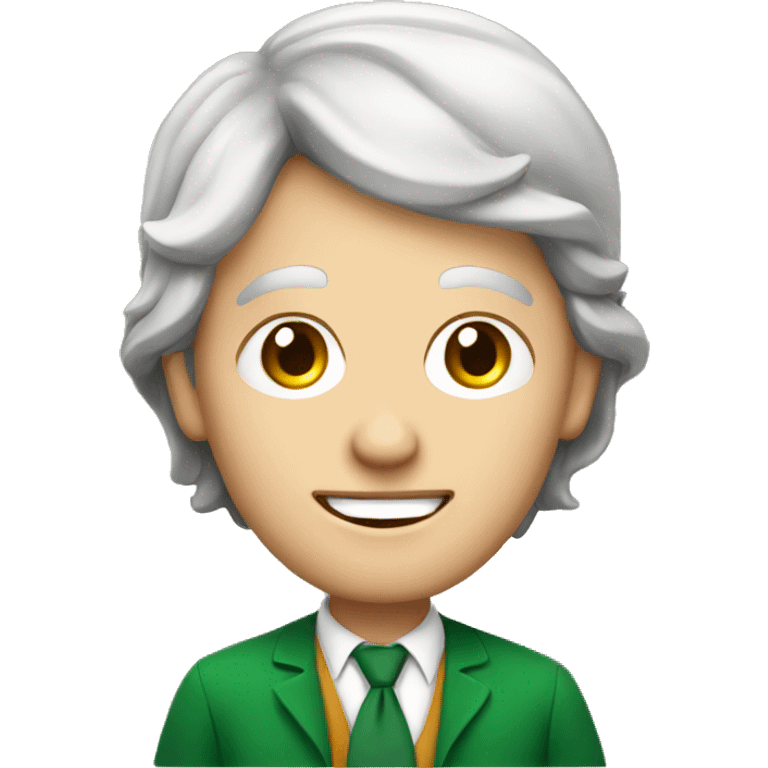 Listening and speaking Irish teacher emoji