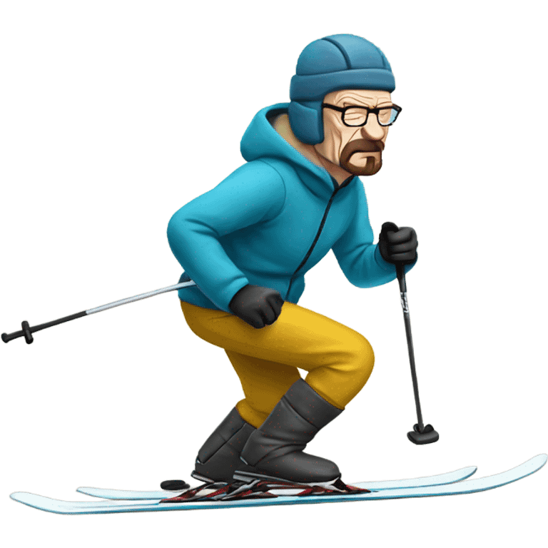 Walter white skiing emoji