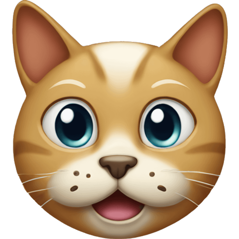 Cat face embarrased emoji