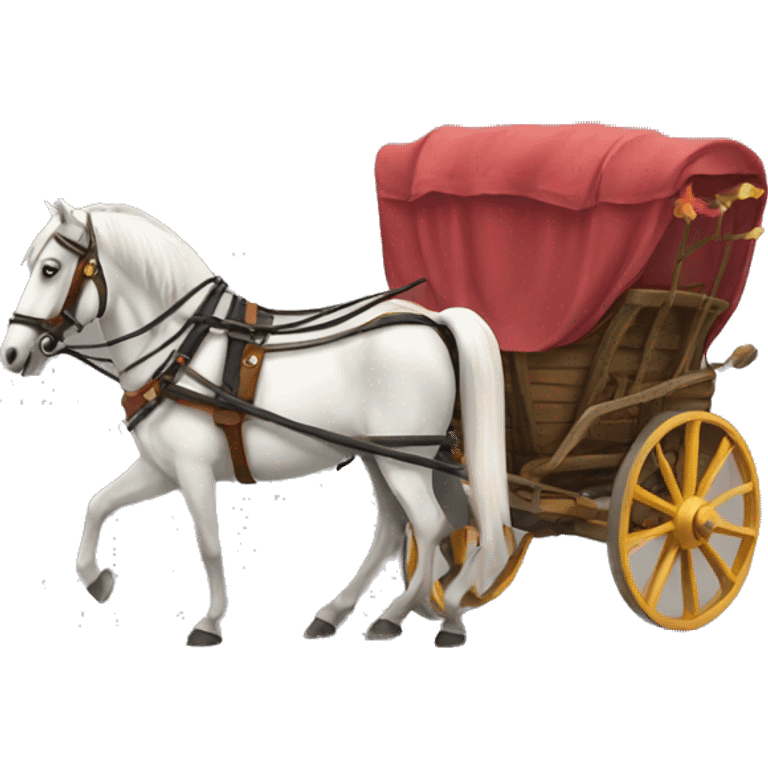 horse and cart emoji