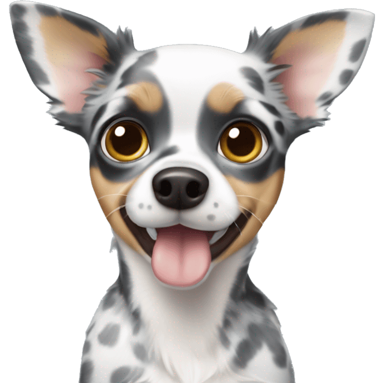 Chihuahua blue merle emoji