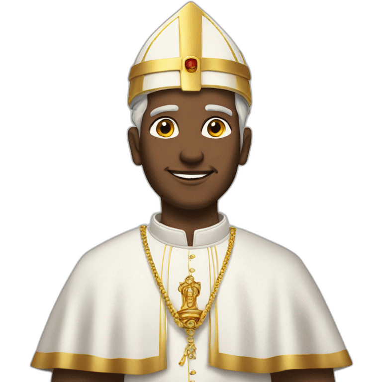 vishnu as the pope emoji