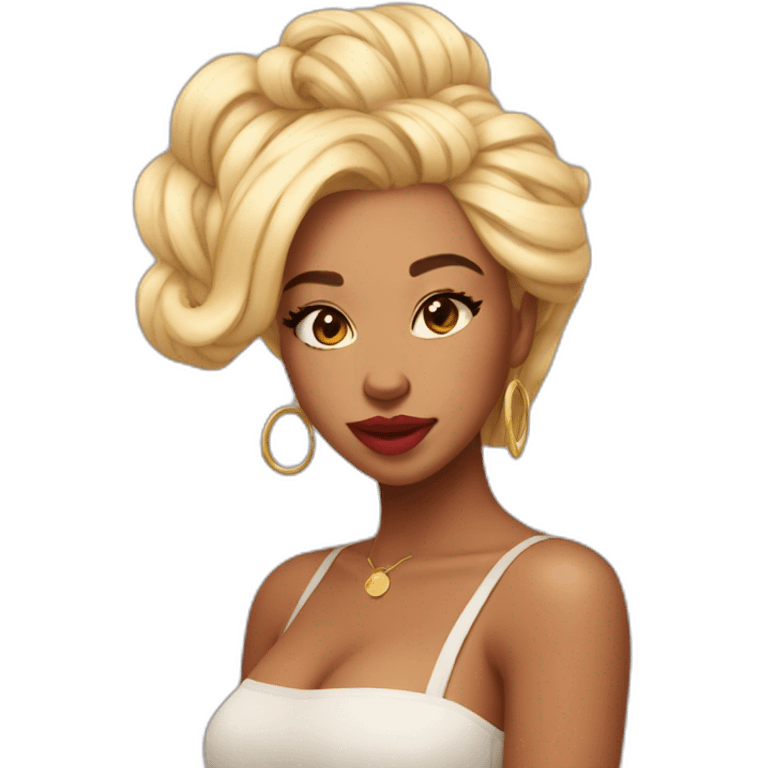 Paint the town red Doja Cat emoji