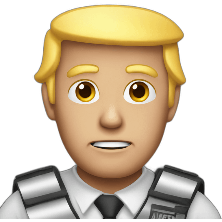 trump-arrested emoji