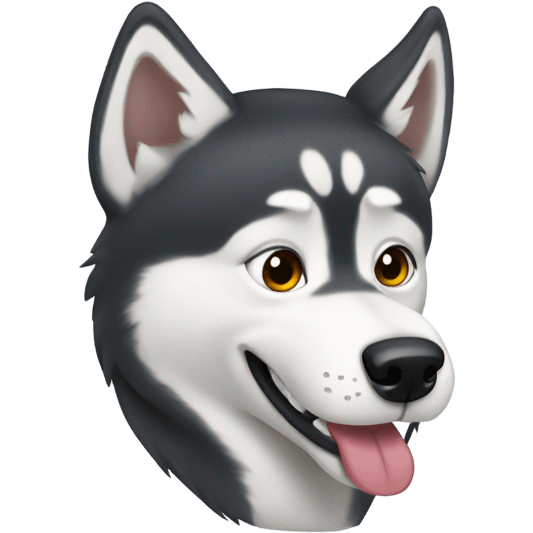 Husky being sassy emoji