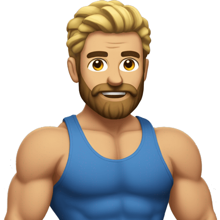 Musculation barbu  emoji